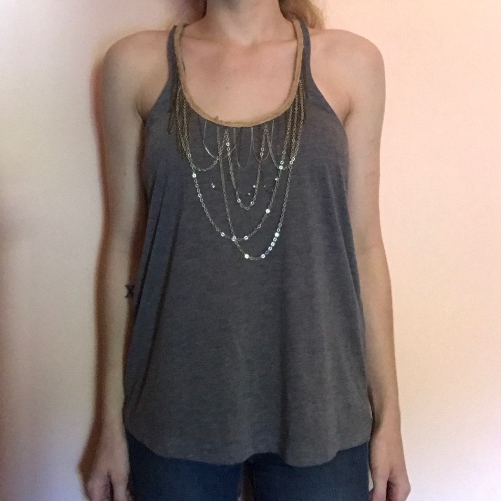 CHAIN RACERBACK TANK - Picture 3 of 3